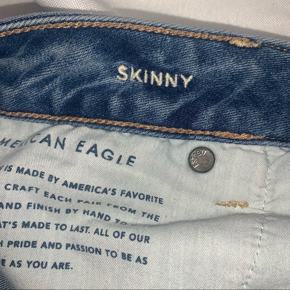 American Eagle Next Level Stretch High Rise Skinny Jeans - Picture 10 of 13